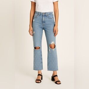 Carmar Destroyed Jeans Size 26 Color Blue